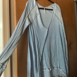Waffle knit long sleeve by free people